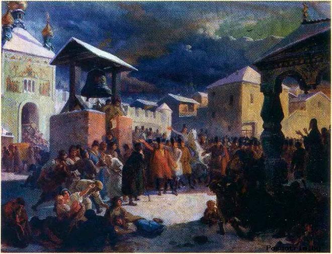 «Новгородское вече» (1861), картина В.Г. Худякова